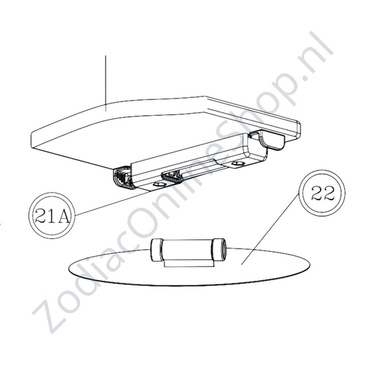 Z60518 - sedačková lavice 85 cm - modely od roku 2005 do 2014 - šedá - Quickfit