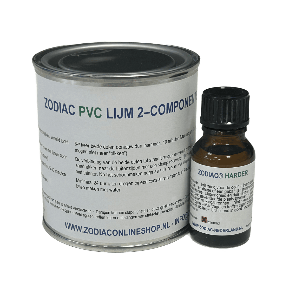 ZODIAC PVC lijm 2-componenten set met harder
