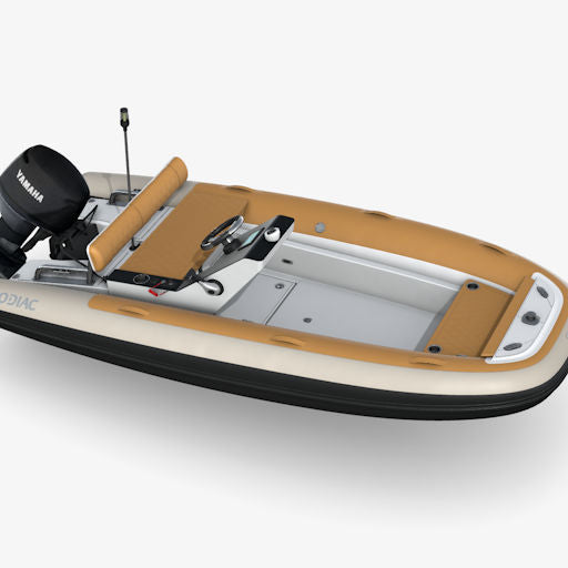 Zodiac Yachtline 4.0 4 meter jachttender in camel kleur met Hypalon Neopreen drijvers