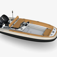 Zodiac Yachtline 4.0 4 meter jachttender in camel kleur met Hypalon Neopreen drijvers